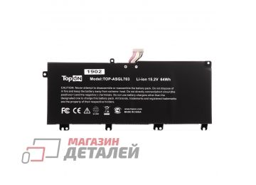 Аккумулятор TopOn для ноутбука Asus GL703VD 15.2V 4240mAh