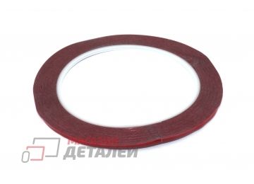 Скотч двусторонний вспененный AMAOE 0.3  мм, ширина 2 мм, 10 м, серый