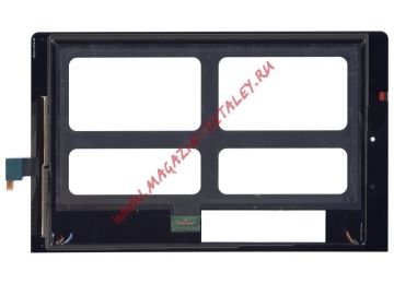 Дисплей (экран) в сборе (матрица B101UAN01.E + тачскрин) для Lenovo Yoga Tablet 10 HD+ B8080 черный