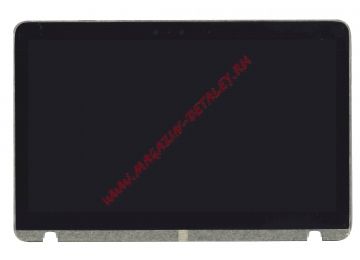 Экран в сборе (матрица + тачскрин) для Asus UX560UQK черный с рамкой