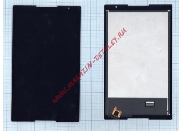 Дисплей (экран) в сборе (матрица N080JCE-G41+тачскрин) для Lenovo S8-50 черный