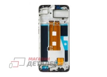 Дисплей (экран) в сборе с тачскрином для Realme C61 (RMX3930) черный с рамкой (Premium LCD)