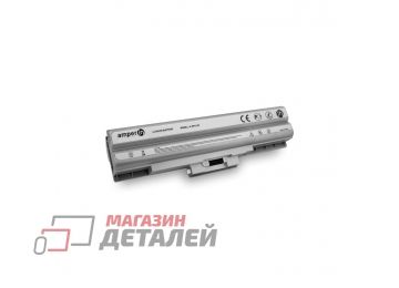 Аккумулятор Amperin AI-BPS13WH (совместимый с VGP-BPL13, VGP-BPL21) для ноутбука Sony Vaio VGN-AW 11.1V 6600mAh серебристый