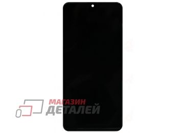 Дисплей (экран) в сборе с тачскрином для Samsung Galaxy M32 SM-M325F черный с рамкой (Premium SC LCD)