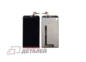 Дисплей (экран) в сборе с тачскрином для Asus ZenFone 2 ZE550ML черный