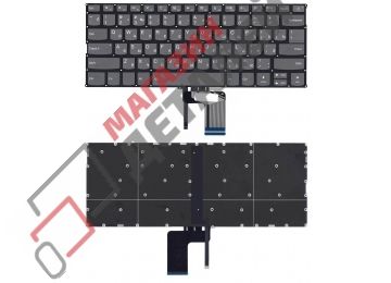 Клавиатура для ноутбука Lenovo Ideapad 720S-14IKB черная с подсветкой