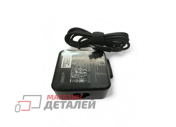 Блок питания (сетевой адаптер) для ноутбуков MSI 20V 3.25A 65W Type-C  (квадратный корпус) черный без сетевого кабеля Premium