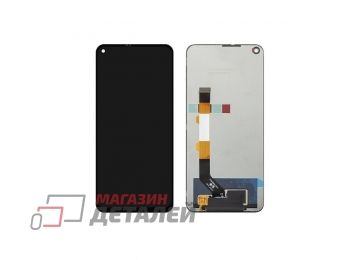 Дисплей (экран) в сборе с тачскрином для Xiaomi Poco M3, Redmi 9T, Redmi 9 Power черный (Premium LCD)