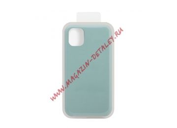 Силиконовый чехол для iPhone 11 "Silicon Case" (светло голубой) 43