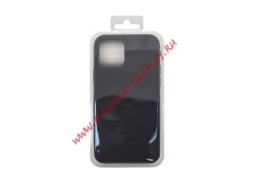 Силиконовый чехол для iPhone 12, 12 Pro "Silicone Case" темно-серый