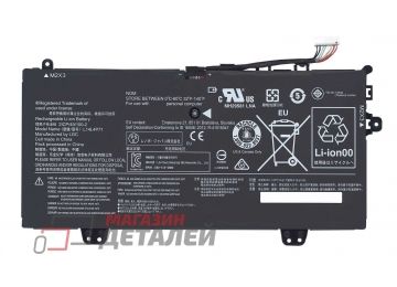 Аккумулятор L14L4P71 для ноутбука Lenovo Yoga 3 11 80J8 7.6V 34Wh (4500mAh) черный Premium