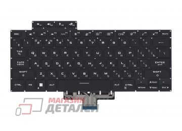 Клавиатура для ноутбука Asus ROG Zephyrus G15 GA503 черная с подсветкой