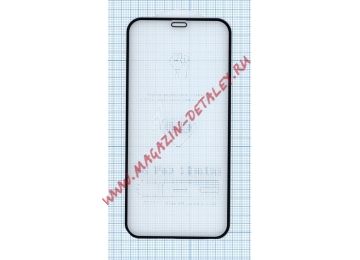 Защитное стекло 6D для Apple iPhone 12 mini черное