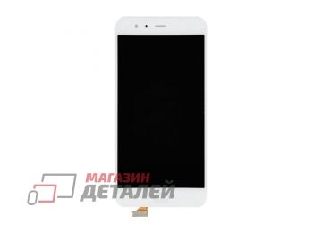 Дисплей (экран) в сборе с тачскрином для Xiaomi Mi 6 белый