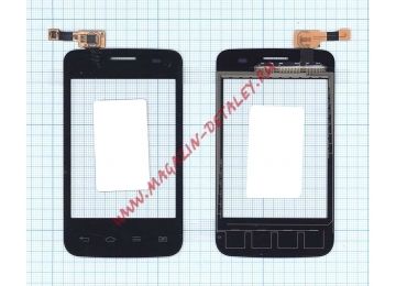 Сенсорное стекло (тачскрин) для LG Optimus L3 II Dual E435 черный