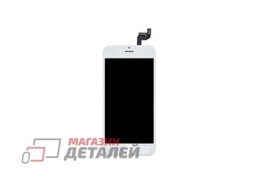 Дисплей (экран) Premium в сборе с тачскрином для iPhone 6S Plus белый с рамкой