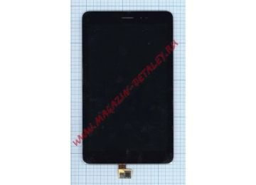 Дисплей (экран) в сборе с тачскрином для Huawei MediaPad T1 8.0 3G черный
