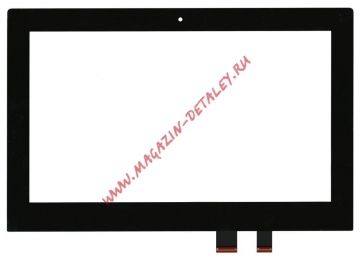 Сенсорное стекло (тачскрин) для ноутбука Asus X102BA 10.1" черное