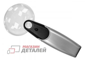 Лупа настольная ZM8090L X2 X6 со светодиоднной подсветкой