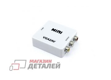 Переходник VGA – AV (тюльпаны)