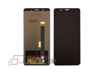 Дисплей (экран) в сборе с тачскрином для ZTE Nubia Red Magic черный