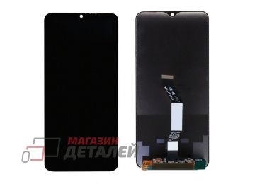 Дисплей (экран) в сборе с тачскрином для Xiaomi Redmi Note 8 Pro черный (High Quality)