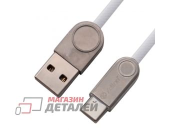 Кабель Zetton USB SyncCharge Round Snake TPE Data Cable USB <-> USB-C белый (ZTUSBRSETWEUC)
