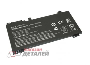 Аккумулятор OEM (совместимый с RE03XL, HSTNN-0B1C) для ноутбука HP ProBook 430 G6 11.55V 3500mAh черный