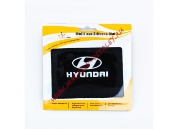Противоскользящий коврик L-06 Hyundai черный, блистер
