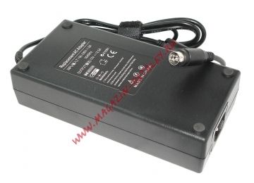 Блок питания (сетевой адаптер) для монитора и телевизора 12V 12.5A 150W 4 Pin male черный, с сетевым кабелем