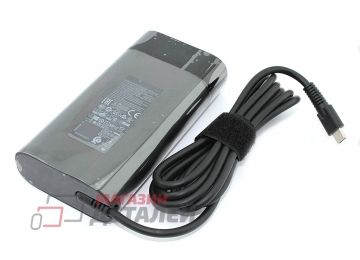 Блок питания (сетевой адаптер) для ноутбуков HP 5-20V, 3-5V, 90W Type-C черный, без сетевого кабеля (oval shape) Premium