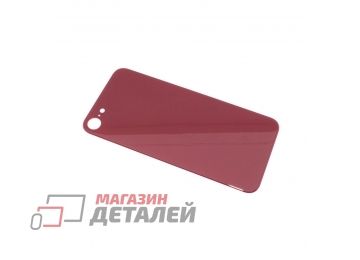 Задняя крышка (стекло) для iPhone SE2, iPhone SE3 красная