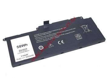 Аккумулятор OEM (совместимый с 9HRXJ, F7HVR) для ноутбука Dell Inspiron 15-7537 14.8V 58Wh (3900mAh) черный