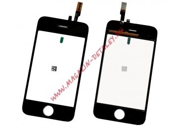 Сенсорное стекло (тачскрин) для Apple iPhone 3GS черный