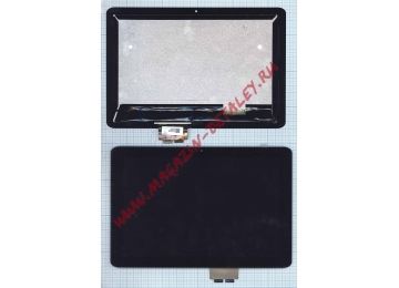Дисплей (экран) в сборе (матрица B101EVN07.0 + тачскрин) для Acer Iconia Tab A210 A211 черный