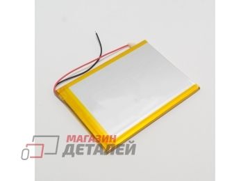 Аккумулятор универсальный 3.5x70x95 мм 3.8V 3000mAh Li-Pol (2 Pin)