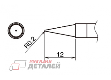 Жало для паяльника Hakko T39-BL02