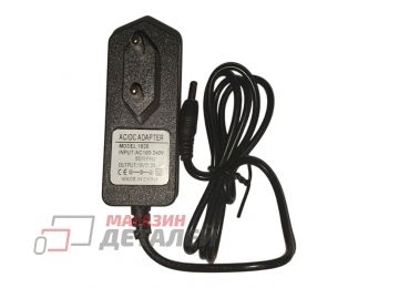 Блок питания для умной колонки VK Капсула (большая), 3.5x1.35мм, 36W (18V, 2A) черный, с розетку