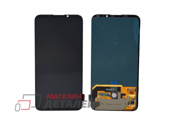 Дисплей (экран) в сборе с тачскрином для Meizu 16Xs черный