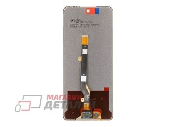 Дисплей (экран) в сборе с тачскрином для Tecno POVA 7 черный (Premium LCD)