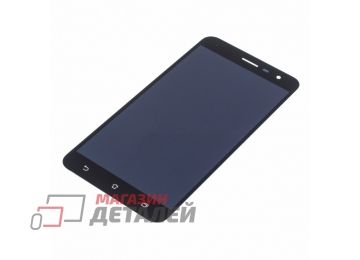 Дисплей (экран) в сборе с тачскрином для Asus ZenFone 3 ZE552KL черный (Premium LCD)