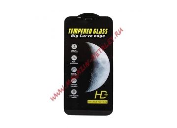 Защитное стекло MOON для iPhone 12 mini Tempered Glass Big Curve Edge 2,5D 0,33 мм (черное)