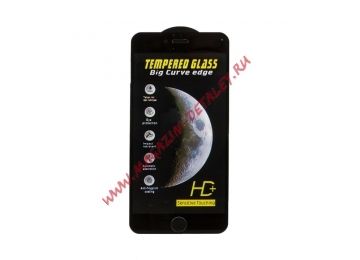 Защитное стекло MOON для iPhone 6 Plus/6s Plus Big Curve Edge 2,5D 0,33 мм (черное)
