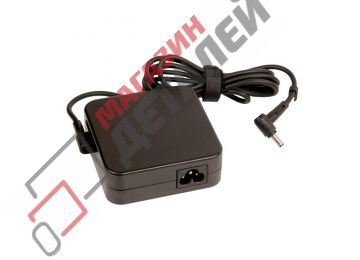 Блок питания (зарядное устройство) ZeepDeep для ноутбука Asus 19V 4.74A 90W 4.5х3.0 мм с иглой черный, с сетевым кабелем