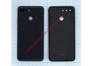 Задняя крышка аккумулятора для Xiaomi Redmi 6 черная