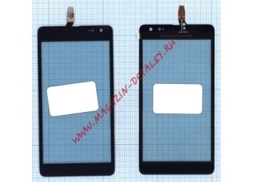 Сенсорное стекло (тачскрин) для Nokia Lumia 535 (CT2C1607FPC) черный