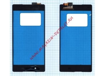 Сенсорное стекло (тачскрин) для Sony Xperia Z3 plus / Z4 (E6553) черный
