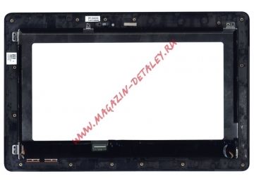 Дисплей (экран) в сборе (матрица B101XAN02.1 + тачскрин 1010) для ASUS Transformer Book T100 черный с рамкой