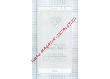 Защитное стекло с полным покрытием дисплея для Huawei Mate 8 белое