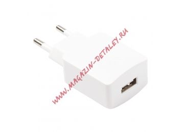 Блок питания (сетевой адаптер) для Huawei 5V - 1A + кабель Micro USB белый, коробка